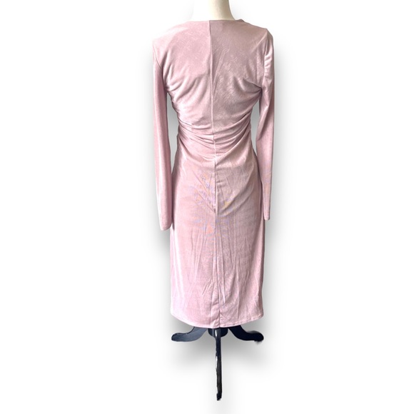 ASTR The Label Mauve Ruched Midi Dress - Picture 12 of 13